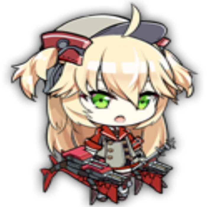 Admiral Hipper Chibi Roblox decal