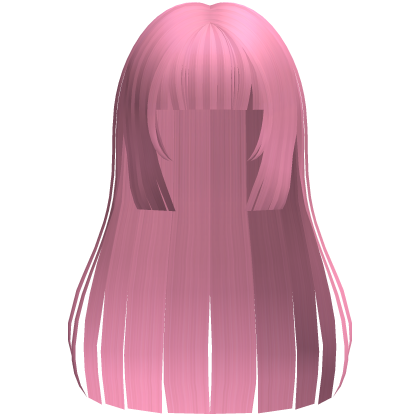 pink anime yumeko straight cute hair