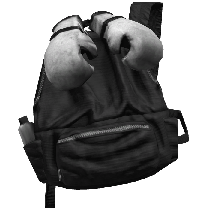 Black Boxing Glove Grunge Backpack 1.0