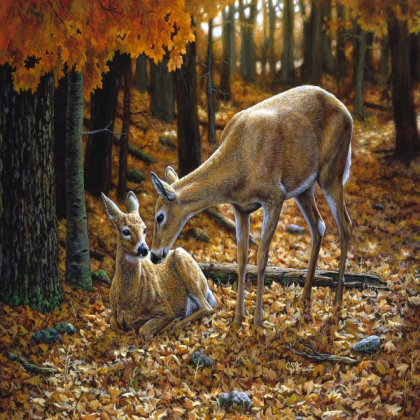 Beautiful deer painting Roblox decal