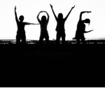 Amazing happy people