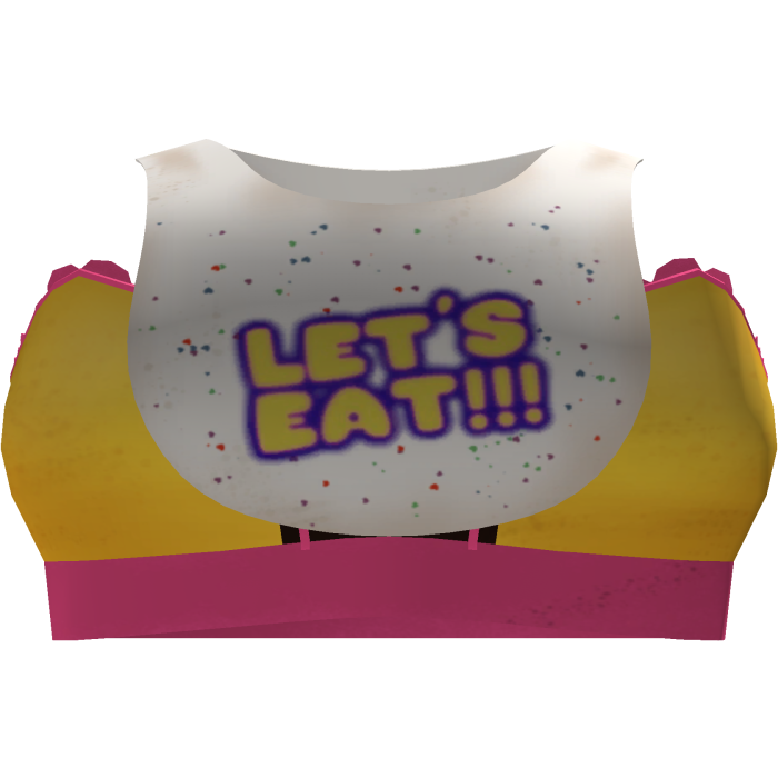 ♡ | animatronic LETS EAT yellow chicken cute top
