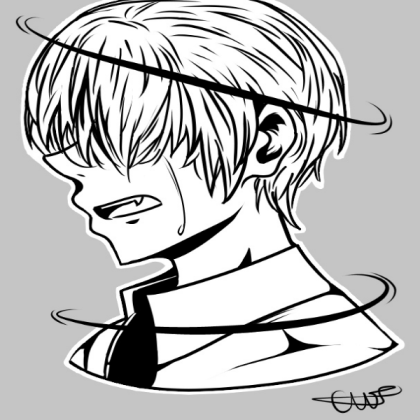 Sad Anime Boy Drawing  Roblox decal