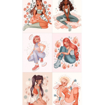 Herd of girls