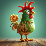 Chicken Potato Waffle