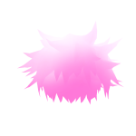 Glowing Gojo Pink Hair