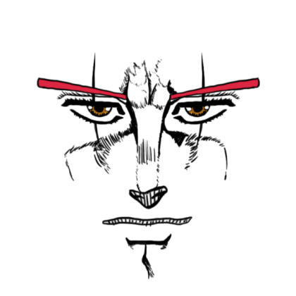 Kakyoin's Manga Face (Scars) Roblox decal