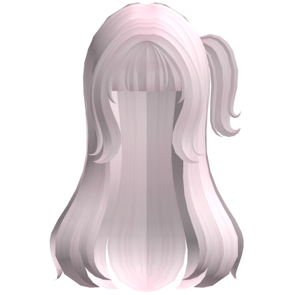 ʚ kawaii hime cutecore side ponytail hair pink Roblox item