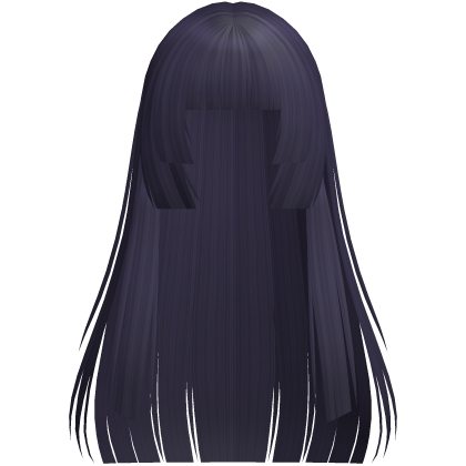 🩶 angelic long hime hair in purple Roblox item