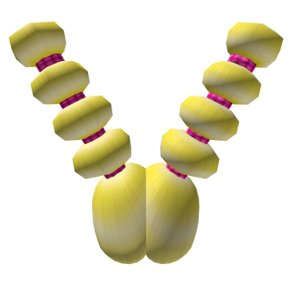 REALLY tall hair buns in yellow w pink drag diva Roblox item