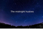 The midnight huskies