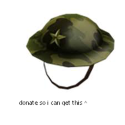 Donate so I can get WWII General's Helmet