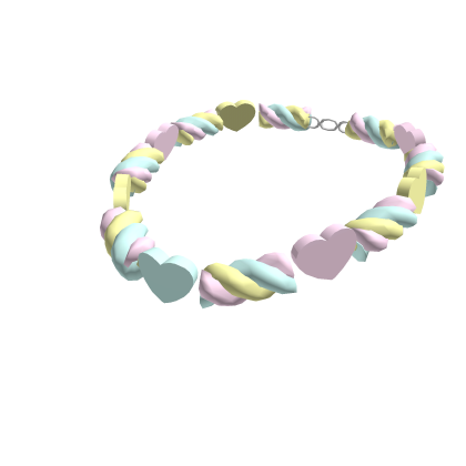 ⏝:🍬 marshmallow twists candy choker