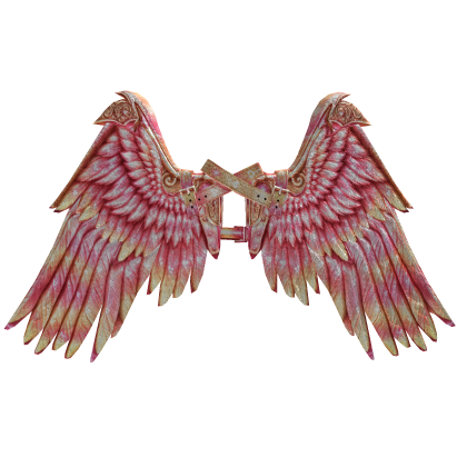 [PBR] Rosegold Seraph Icarus Wings [Addon]