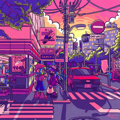 Aesthetic | Kawaii | City | Town | Street Roblox decal