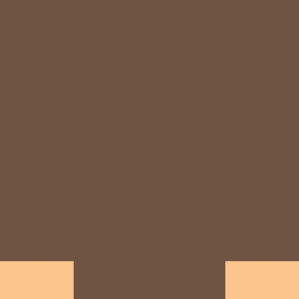 George Not Found - Pixel Back Hair Roblox decal