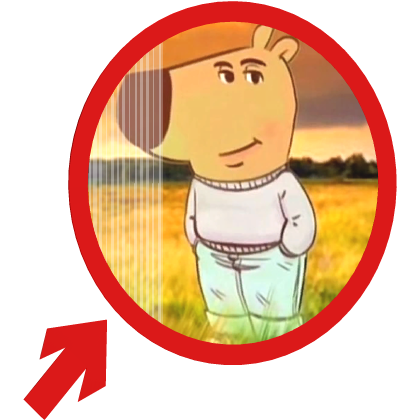 (Animated) Chill Guy Pointing Arrow Meme Roblox item