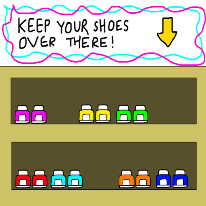 Keep your shoes Roblox decal