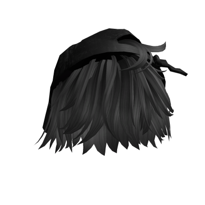 Black And Silver Messy Hair With Y2K Cap thumbnail