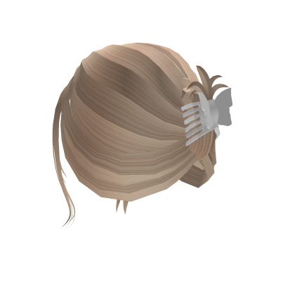 Blonde Cute Butterfly Clipped Hair Roblox item