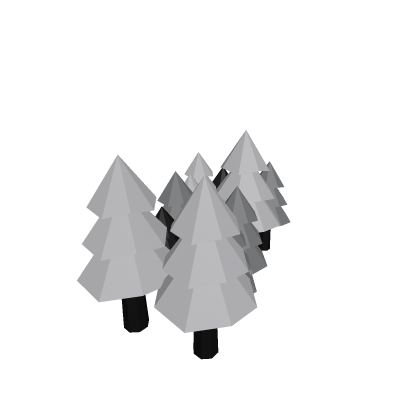 ❄️ Set de Árboles Low Poly Nevados - Pack Esencial