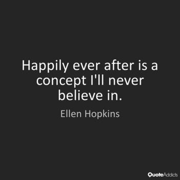 happily never after. 