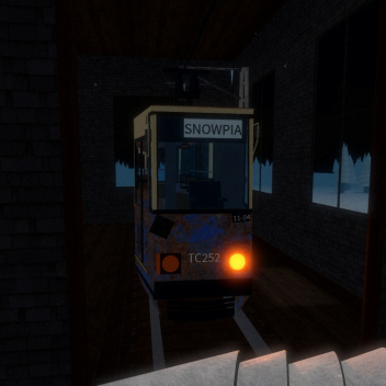 Snowy Tram 