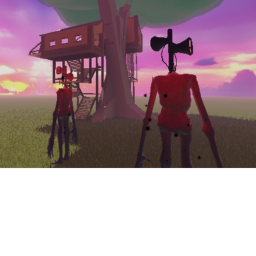Survival the DOUBLE SIRENHEAD the Killer.