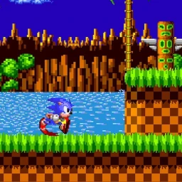 drive cars on green hill zone icon
