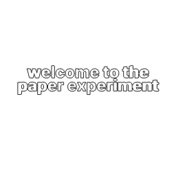 the paper experiment icon