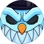  Snow man left behind Roblox badge thumbnail