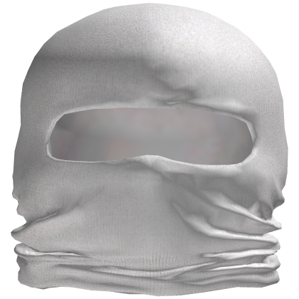 White balaclava mask Roblox item
