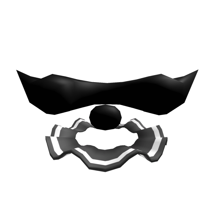 monochrome clown hair
