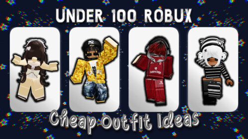 ️ Menos de 100 Robux - Ideas de ropa baratas - Roblox