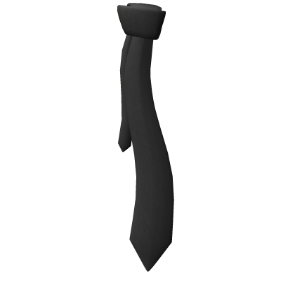 Wavy Necktie Black