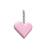 Pink Heart Keychain (3.0)