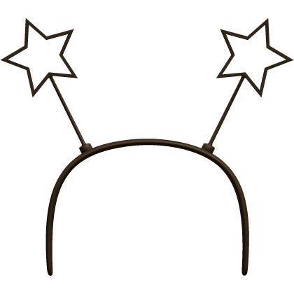 brown star headband