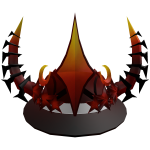 ⏳Red Fedora + Crown + Horns