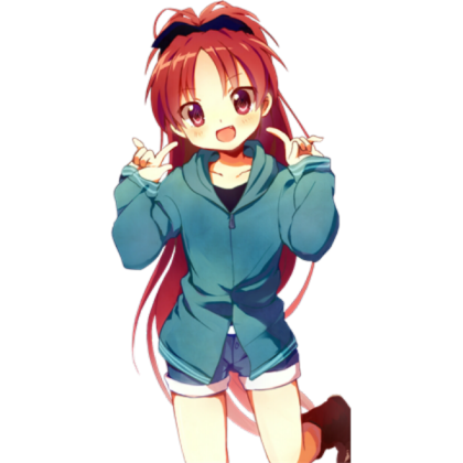 Anime Girl red hair Roblox decal