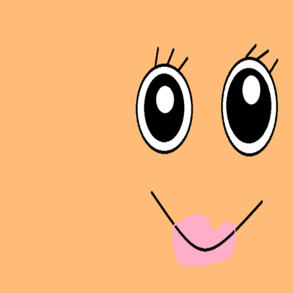 Girl Face Roblox decal