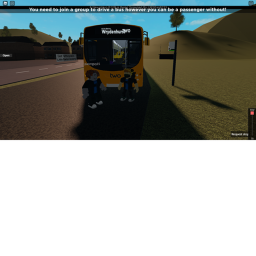 Place for speeding around with buses not my buses