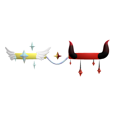 Halloween Halo Angel and Demon