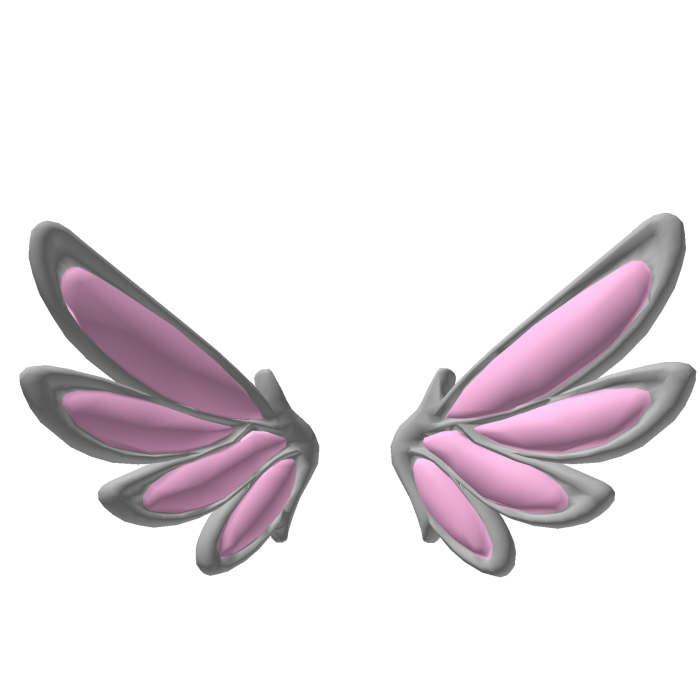 Chrome heart wings