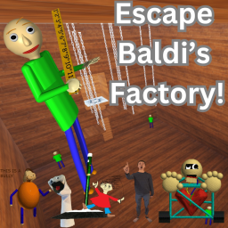 Escape The Factory Obby! (BALDI BASICS ADVENTURE)