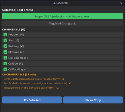 Auto Scale UI preview 2