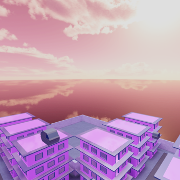 Futuristic Vaporwave City