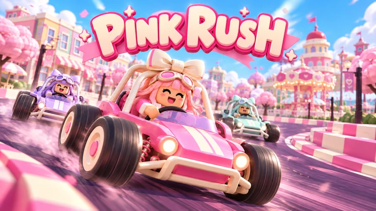 Pink Rush Buggy Racing Game thumbnail