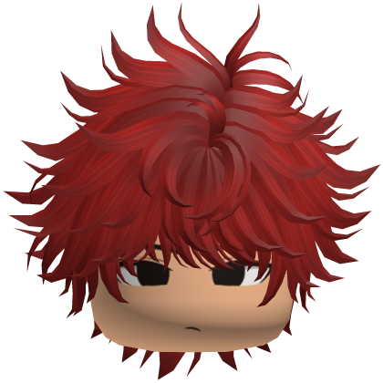 Moe Vkei Red Long Messy Hair Combo