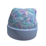 Holographic Luxury Pearl Beanie