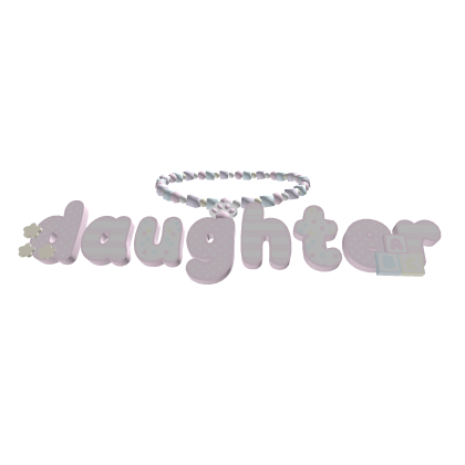 ♡ cute daughter necklace 
